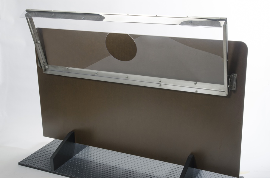 Cappuccio trasparente per maialini con foro per la lampada Coperchio per maialini ribaltabile con coperchio trasparente resistente ai raggi UV