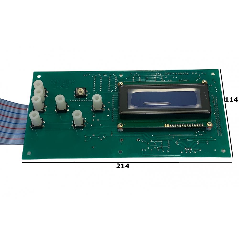 Schema della porta del dosatore Variomix con dimensioni Dimensioni della scheda elettronica della porta del programmatore di alimentazione Variomix