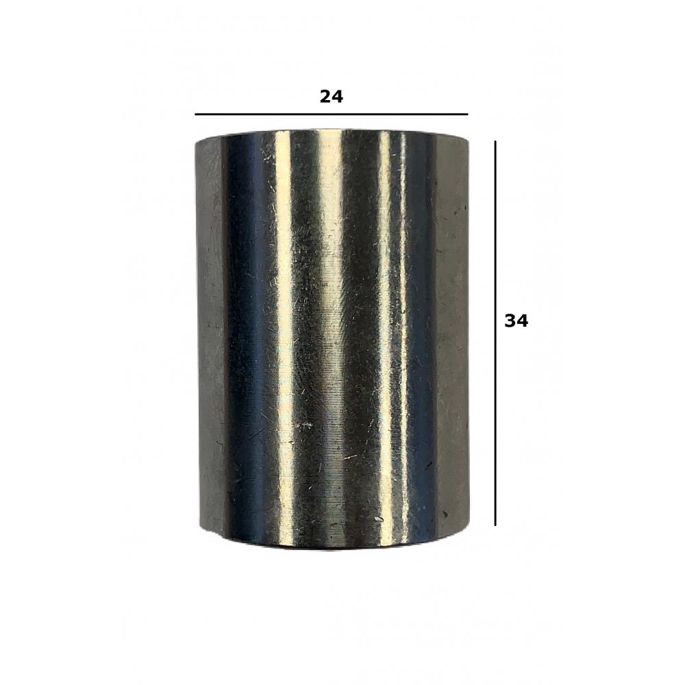 Raccordo filettato in acciaio inossidabile da 1/2" Raccordo in acciaio inossidabile da 1/2"