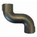 Curva a S da 1/2" in acciaio inossidabile per allevamento suini
