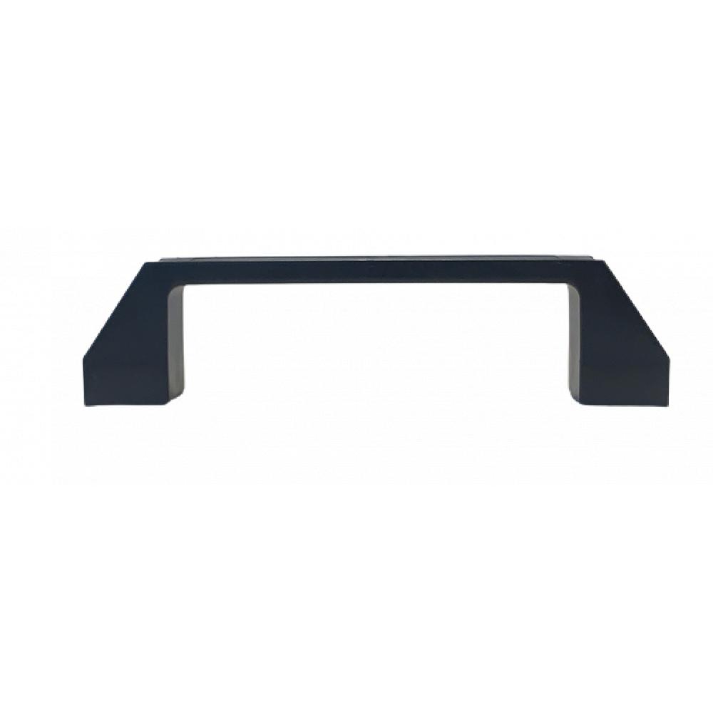 Maniglia in plastica nera, vista frontale Manico in plastica nera
